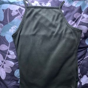 Green tank top